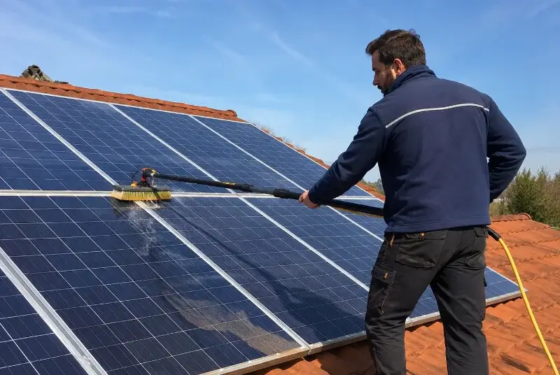 Nettoyage et entretien de panneaux solaires à Marennes