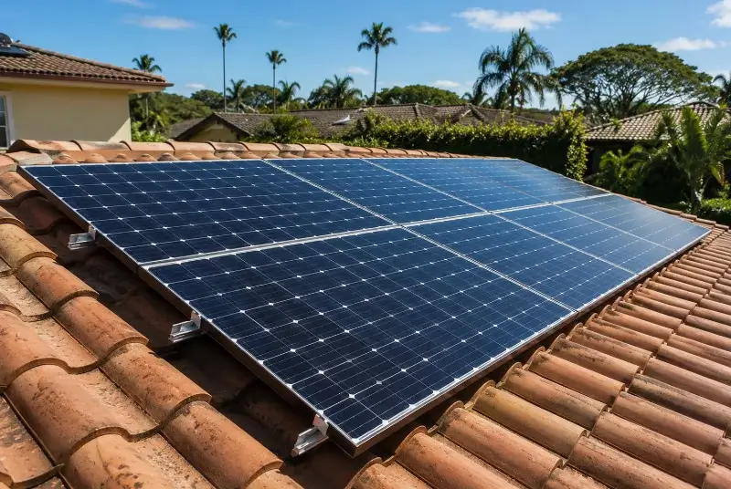 Installation de panneaux solaires à Marennes